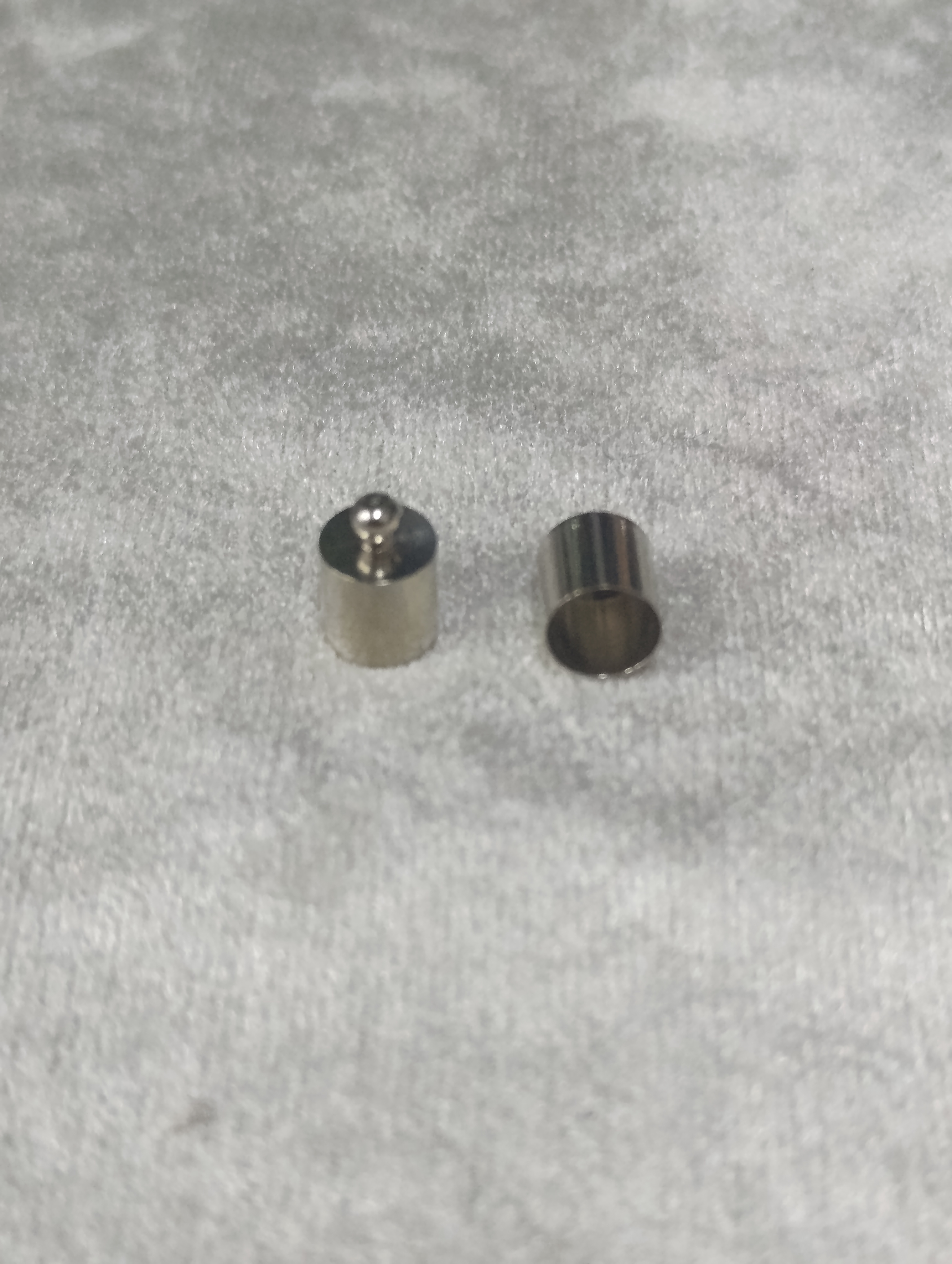 8mm Kapsül Gümüş Renk Kapama (Adet Fiyatıdır)