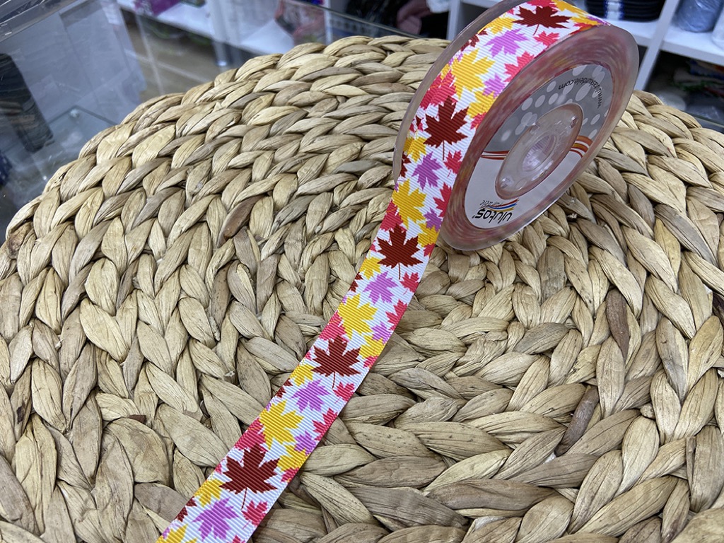 BASKILI KURDELE 2,5 CM / 1 METRE