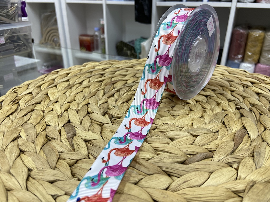 BASKILI KURDELE 2,5 CM / 1 METRE