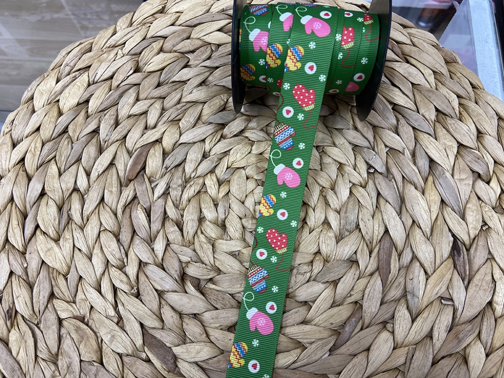 BASKILI KURDELE 2,5 CM / 1 METRE