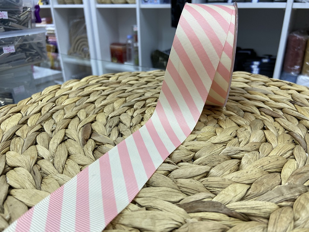 BASKILI KURDELE 4 CM / 1 METRE