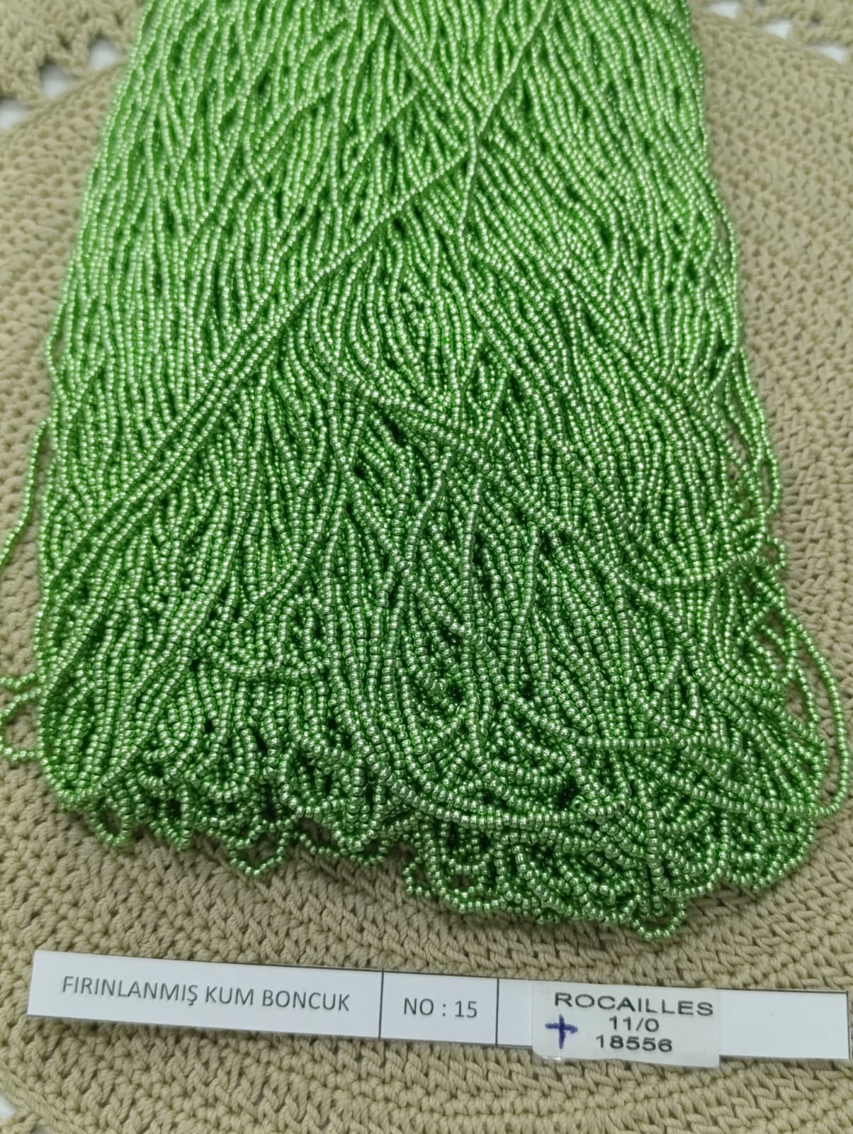 FIRINLANMIŞ KUM BONCUK NO:15 (ROCAILLES 11/00 18556)