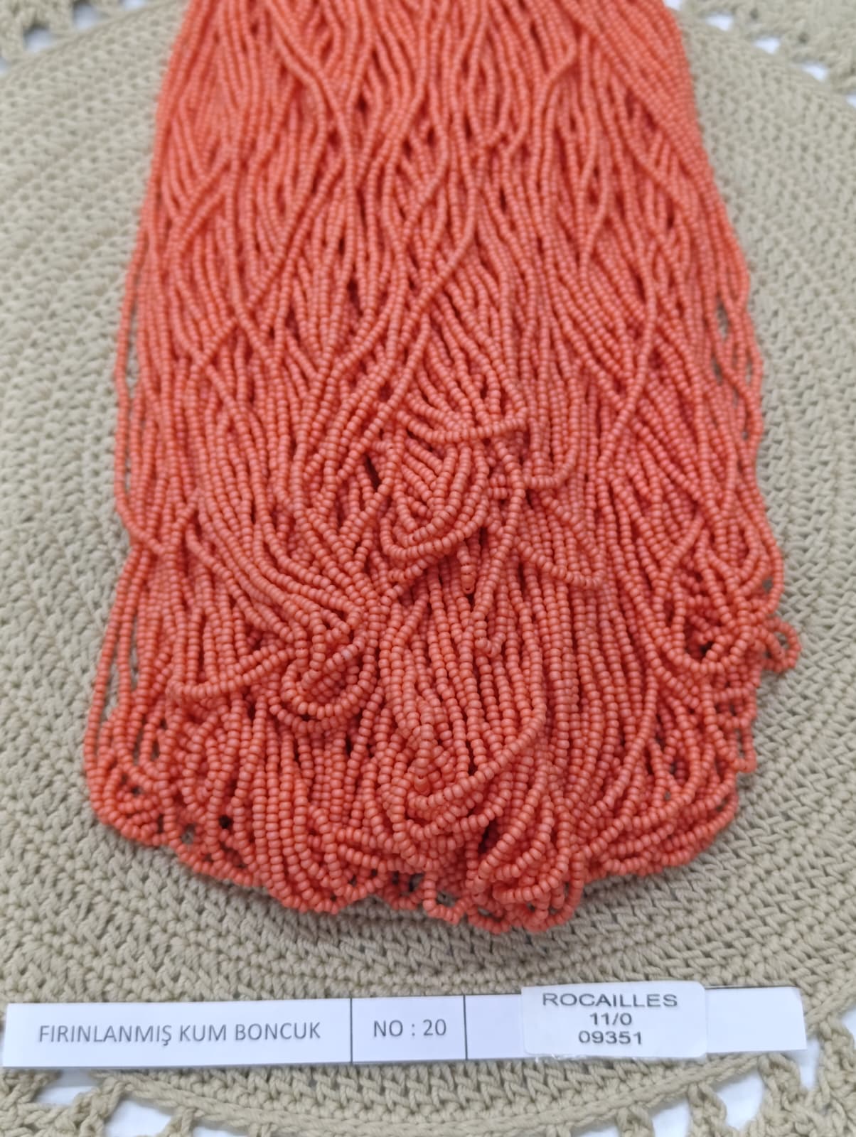 FIRINLANMIŞ KUM BONCUK NO:20 (ROCAILLES 11/00 09351)