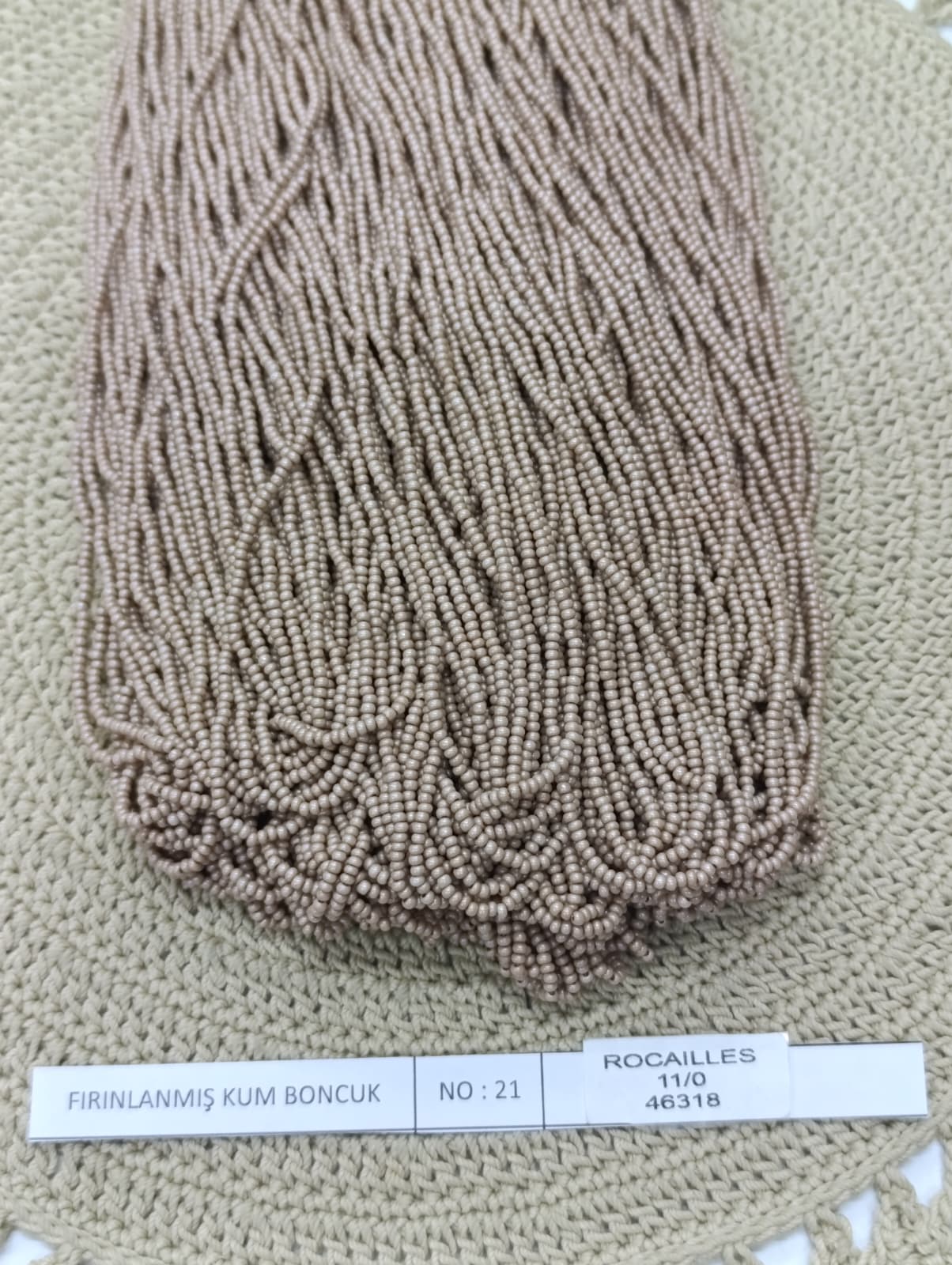 FIRINLANMIŞ KUM BONCUK NO:21 (ROCAILLES 11/00 46318)