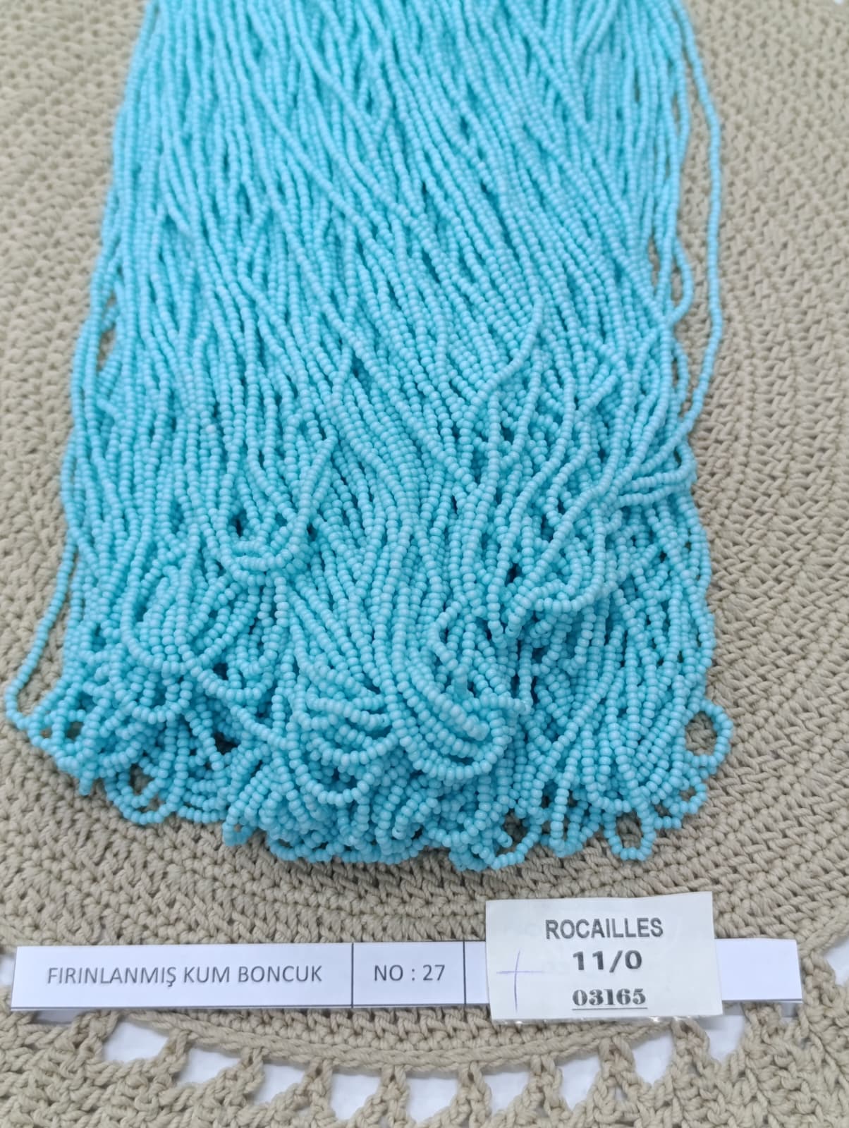 FIRINLANMIŞ KUM BONCUK NO:27 (ROCAILLES 11/00 03165)