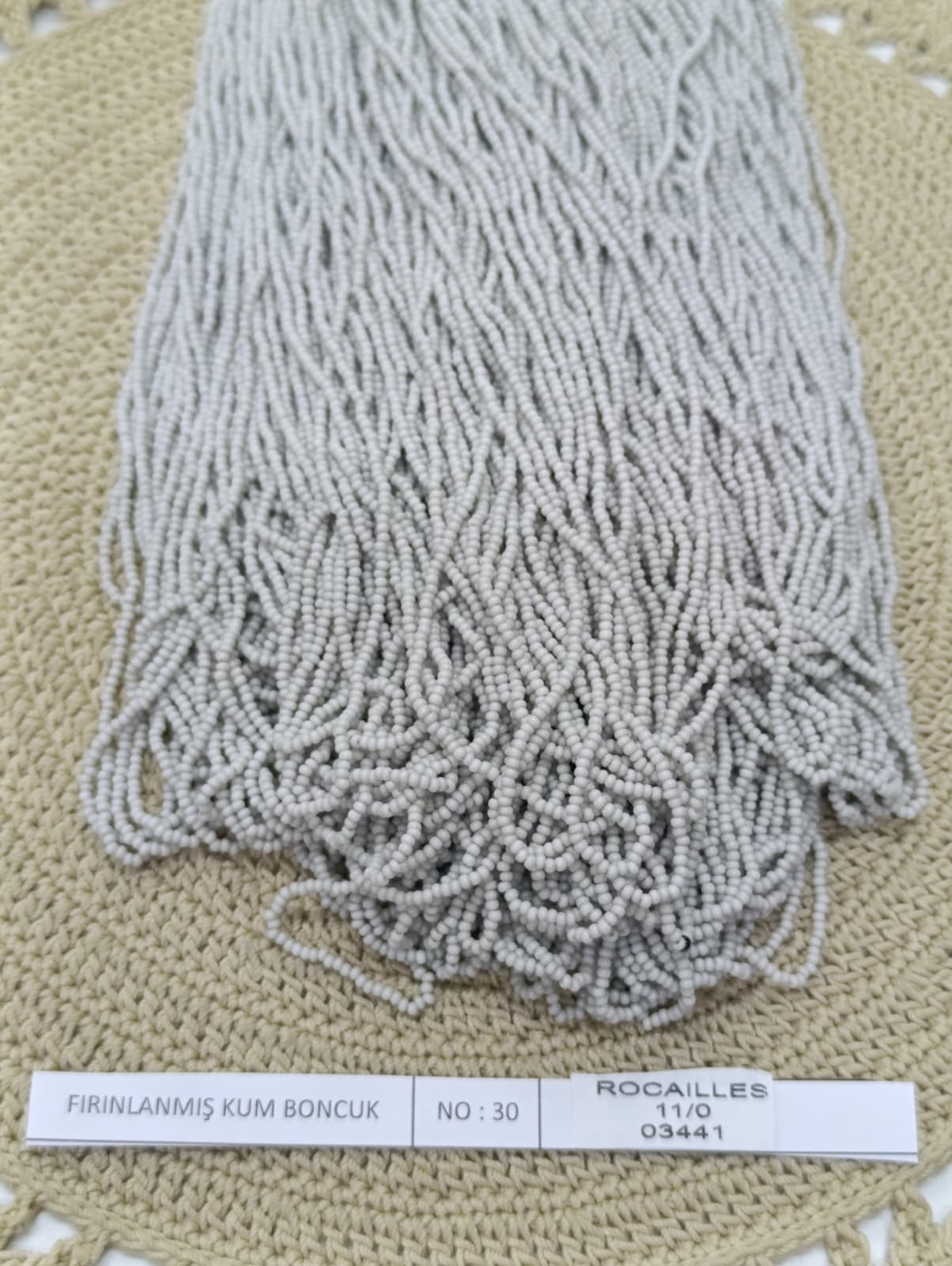 FIRINLANMIŞ KUM BONCUK NO:30 (ROCAILLES 11/00 03441)