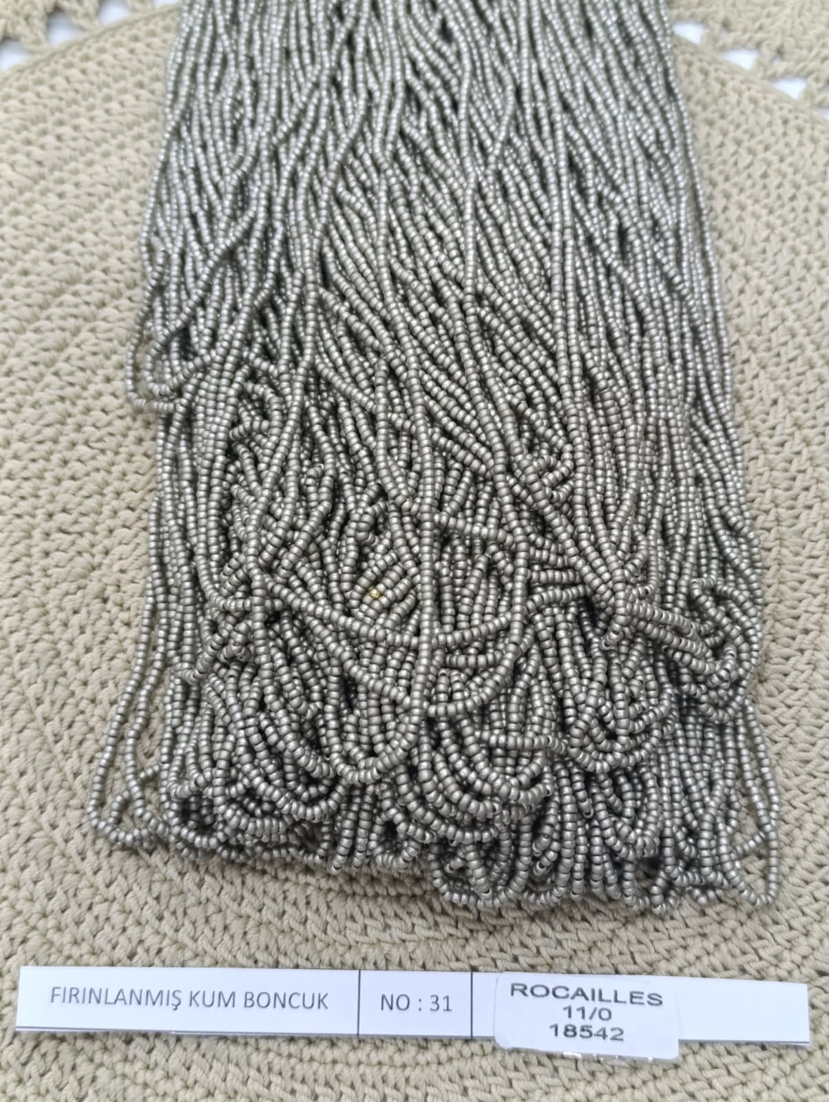 FIRINLANMIŞ KUM BONCUK NO:31 (ROCAILLES 11/00 18542)