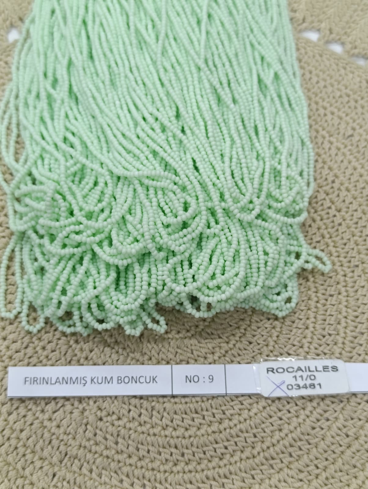 FIRINLANMIŞ KUM BONCUK NO:9 (ROCAILLES 11/00 03461)