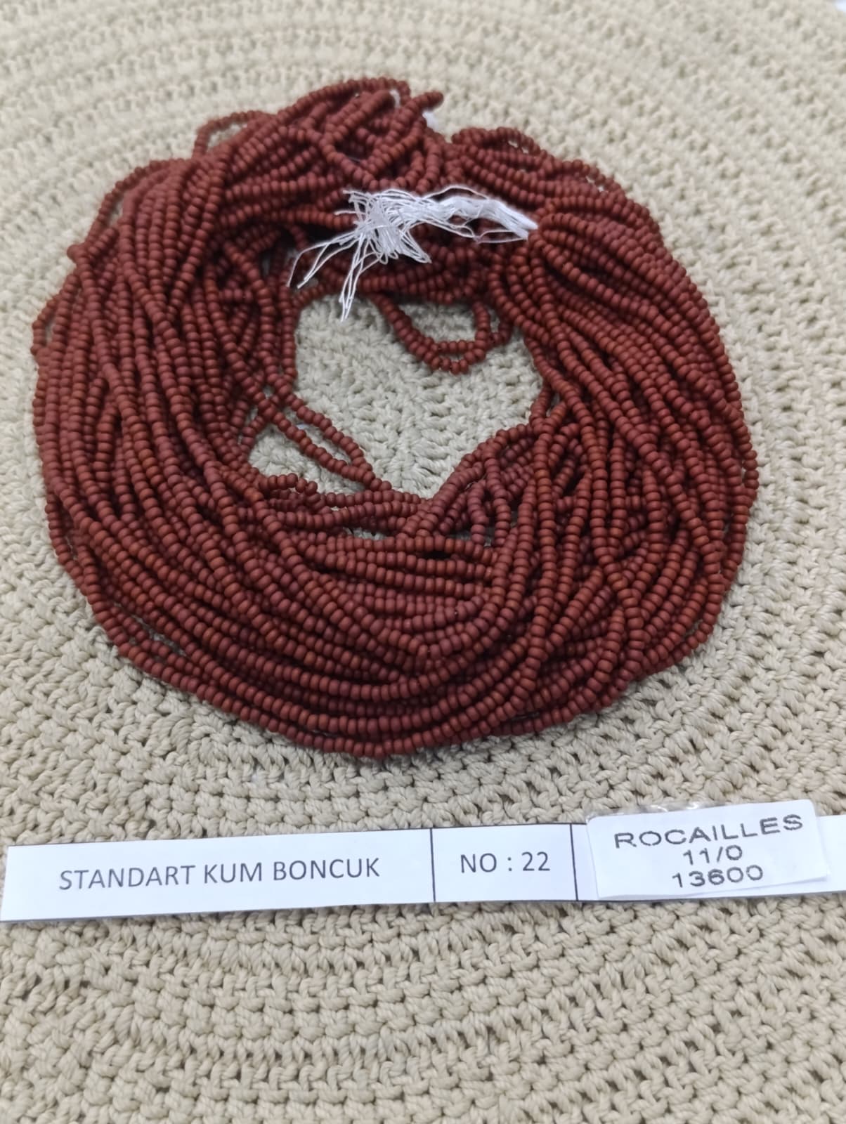 STANDART KUM BONCUK NO:22 (ROCAILLES 11/00 13600)