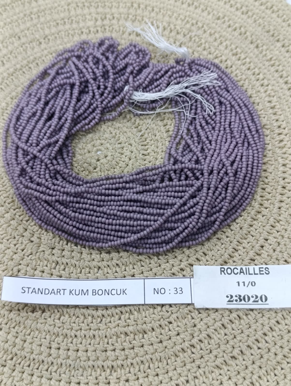 STANDART KUM BONCUK NO:33 (ROCAILLES 11/00 23020)